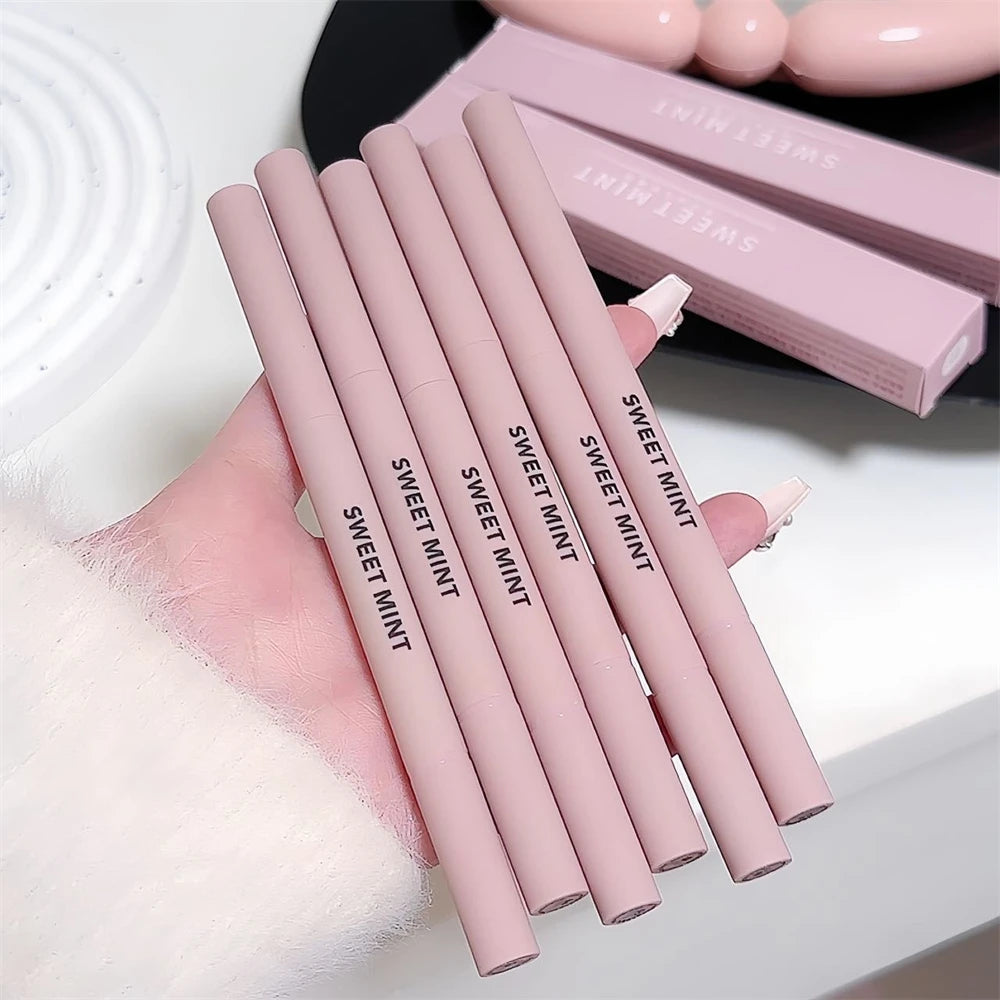 Double-end Lying Silkworm Eyeliner Pencil Diamond Glitter Matte Aegyosal Pen Brightening Cream Shadow Highligher Eye Makeup
