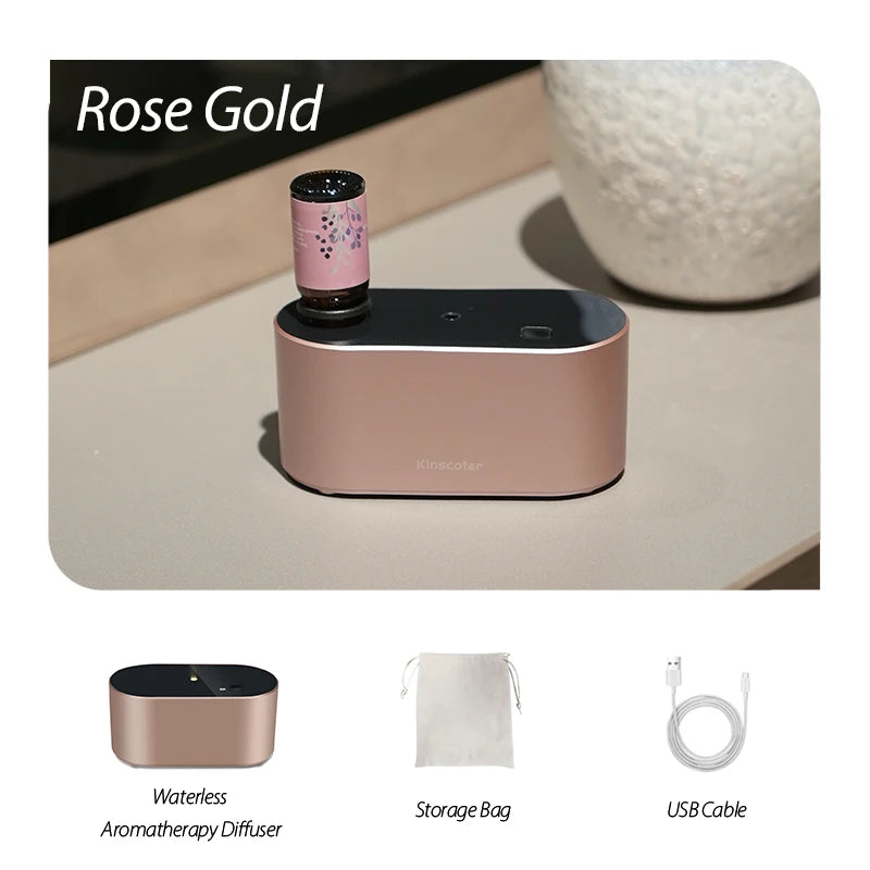 Electric Aromatherapy Diffuser Waterless Portable Kinscoter Compact Travel Diffuser For Essential Oils Travelers