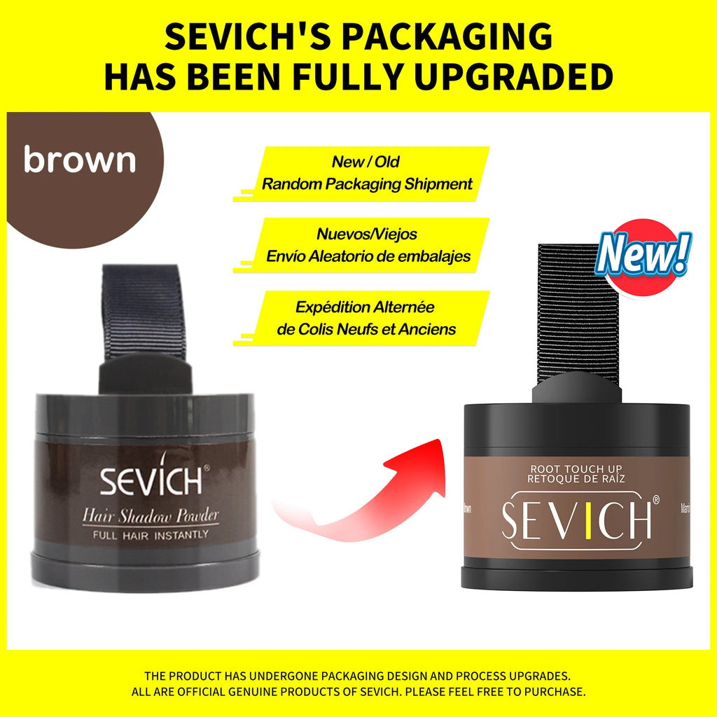 Waterproof Hair Shadow Powder Temporary Hairline Repair Filling Powder Gray Coverage Hair Loss Hairline Powder Makeup Concealer