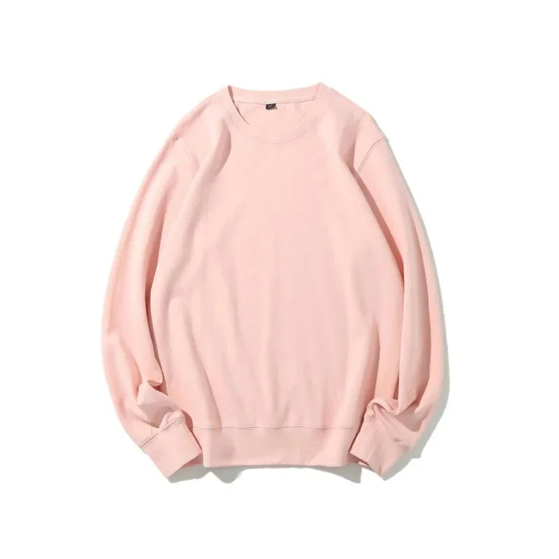 Silver Fox Velvet Pullover Sweatshirt - Loose Fit Long Sleeve Round Neck