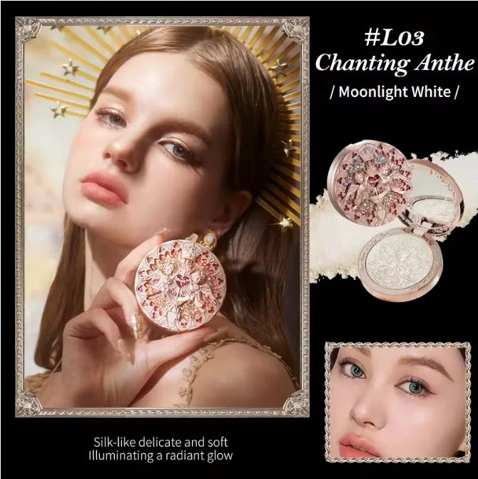 Flowerknows Makeup Set All In Flower Knows Little Angel Highlighter Powder Blush Strawberry Rococo Lip Gloss Perfume Kit