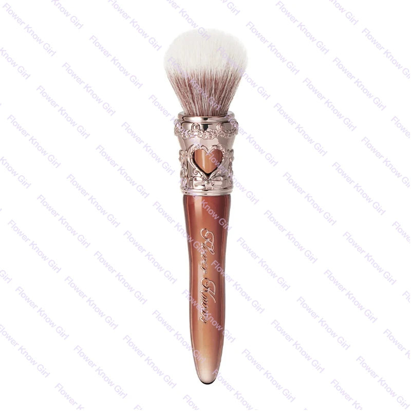 Flower Knows The Sweetie Bear Rounded Blush Brush Loose Powder Makeup Brushes