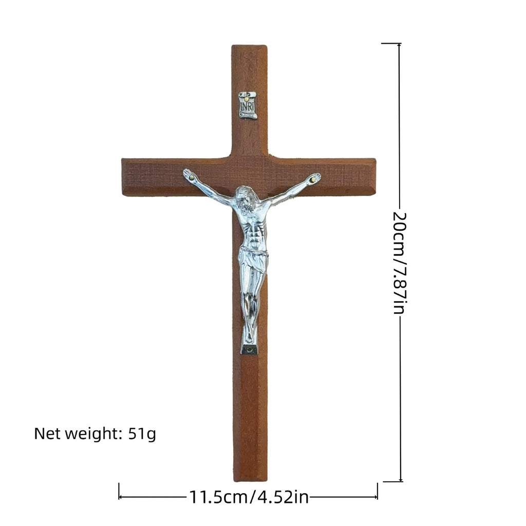 Handcrafted Wooden Cross Wall Décor | Catholic Religious Gift