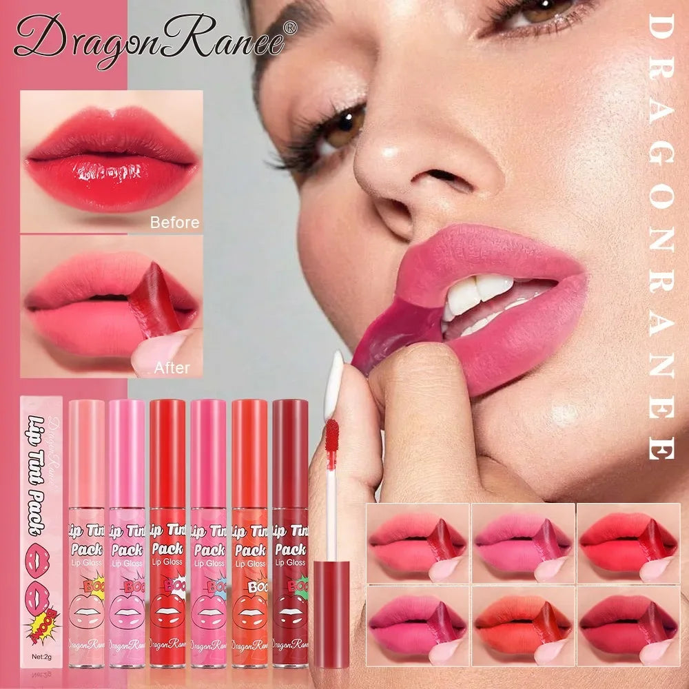 Dragon Ranee Peel-Off Lip Stain - Waterproof Matte Liquid Lip Glaze
