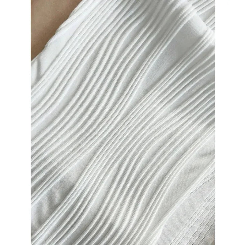 Summer for Women Sleeveless Top Clothes Solid Split Backless Women Sexy V-neck Halter Neck Crop Top