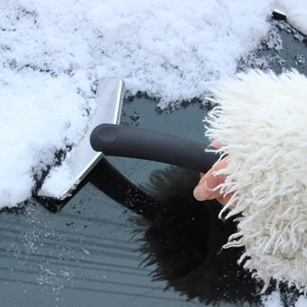 2Pcs Multifunction Car Snow Shovel Winter Windshield Defrosting Ice Scraper Tool Glass Snow Removal Tools Auto Accessories