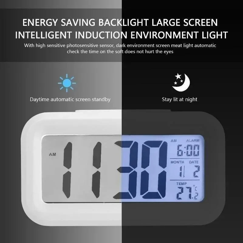 LED Digital Alarm Clock – Multi-Function Desktop & Bedroom Decor Clock