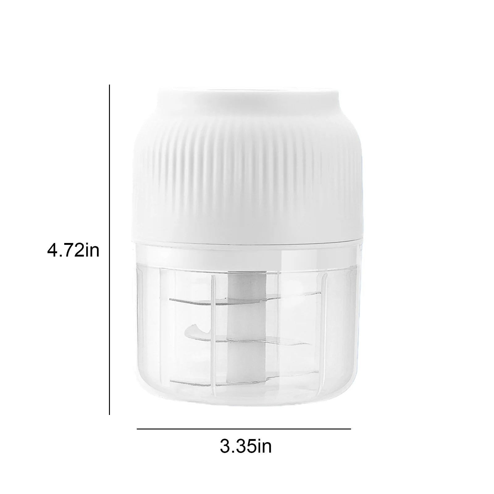 Picadora Eléctrica de Ajo y Verduras, 300ml, Portátil, Inalámbrica, Mini Procesador de Cebolla para Frutos Secos, Chile, Carne Picada y Especias