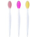 1/2PCS Face Silicone Brush Double-Sided Nose  Lip Face Clean cleansing stick Blackhead Removal Acne Makeup Brush