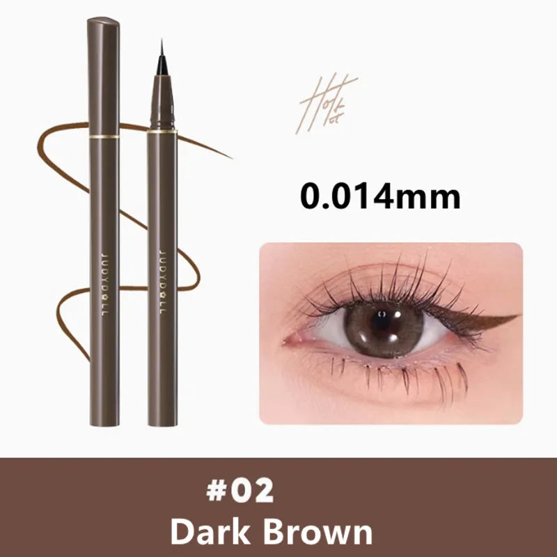 Judydoll Ultra-Fine Liquid Eyeliner Pen Matte Lying Silkworm Eye Lash Pencil Fast Dry Smooth Lasting Eye Shadow Stick Makeup