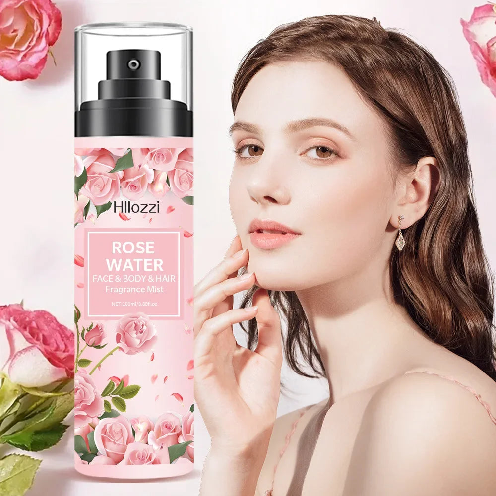 100ml Rose Water Spray Hydrating Moisturizing Rose Pure Dew Toner Face Mists Face Care Skin Care Face Spray