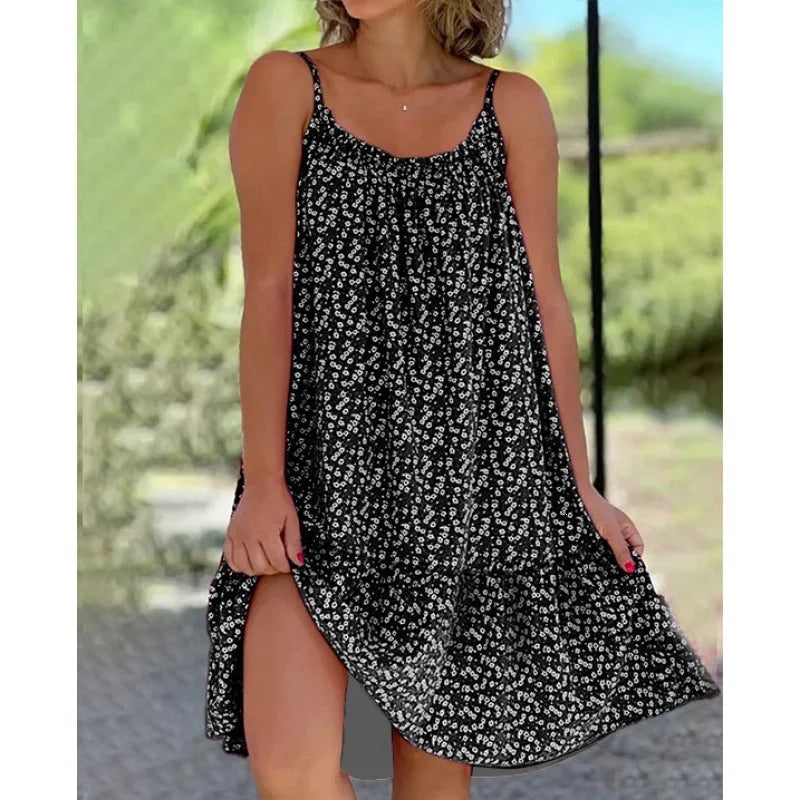 Large Size Floral Print Maxi Dress Elegant Off-Shoulder Gown Floor-Length A-Line Silhouette Polyester Fabric Summer 2026