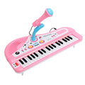 37-Key Electronic Keyboard Piano with Microphone - 35cm