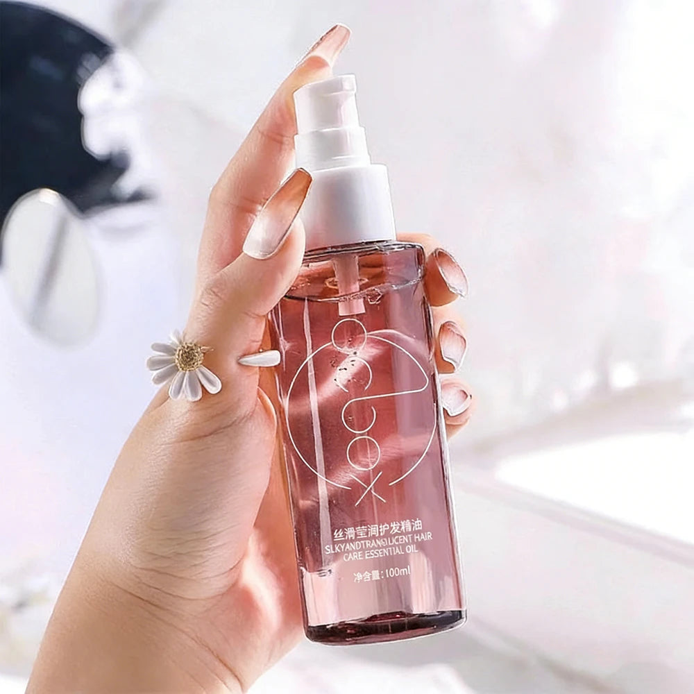 100ml Hair Care Essential Oil Nourishing Repair Dry Frizzy Hair Smooth Shiny Soften Hair Serum for All Hair Types100ml Hair Care