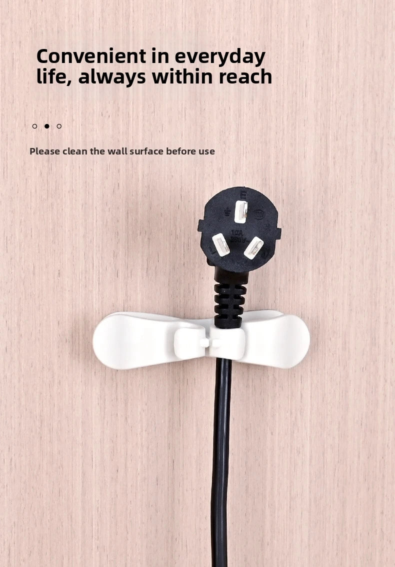 Enrollador de Cables de Almacenamiento de Cocina, Organizador Fijo de Cables de Alimentación sin Rastro para el Hogar, Gestión de Cables y Alambres, Herramientas de Almacenamiento para el Hogar
