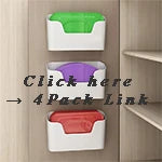 Estante adhesivo de almacenamiento montado en la pared de la cocina, caja de almacenamiento multifuncional para puerta de gabinete, estante de cajón debajo del fregadero, organizador de baño