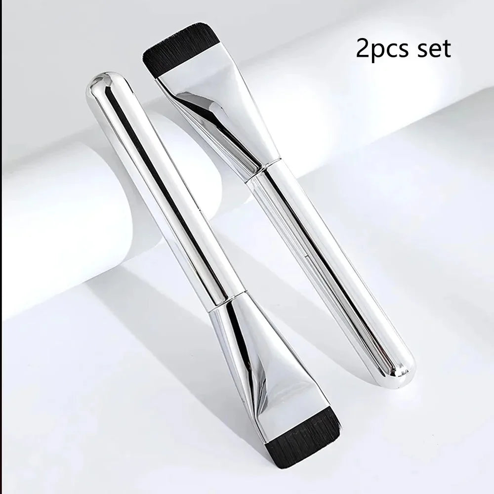 -New Foundation Brush Korean Makeup Brush Ultra-Thin One-Line Mask Brush Primer Concealer Brush