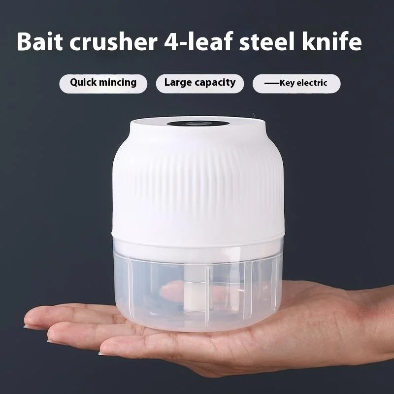 Triturador de ajos eléctrico, picador de alimentos de cocina, mini picador de carne portátil USB, picador de verduras para cocina, regalos de Navidad