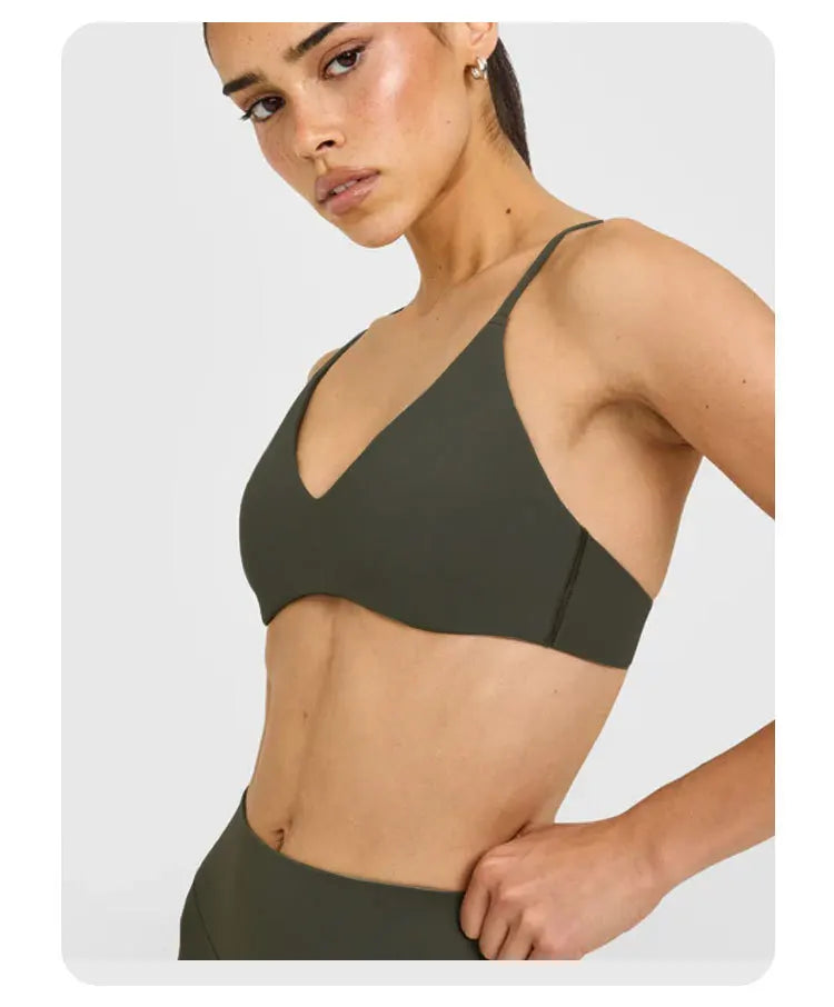 Sexy Fitness Yoga Bras Race Back Sports Bras Nylon Top Women Bra Breathable Underwear for Women Gym Yoga Bras Solid Color