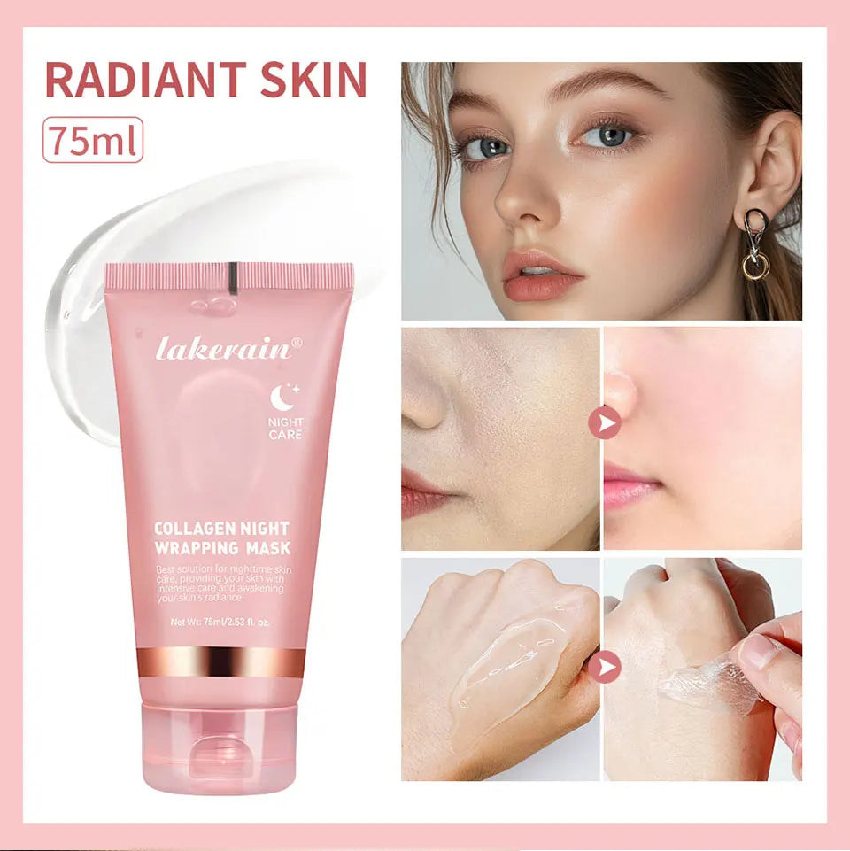 Lakerain Collagen Night Wrapping Peel-Off Mask - 75ml