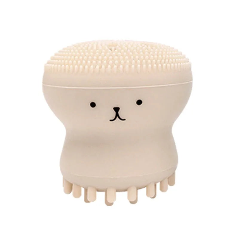 New Silicone Face Scrubber Skin Care Pore Cleaner Brush Face Massage Brush Deep Cleaning Exfoliator Tool XLS02