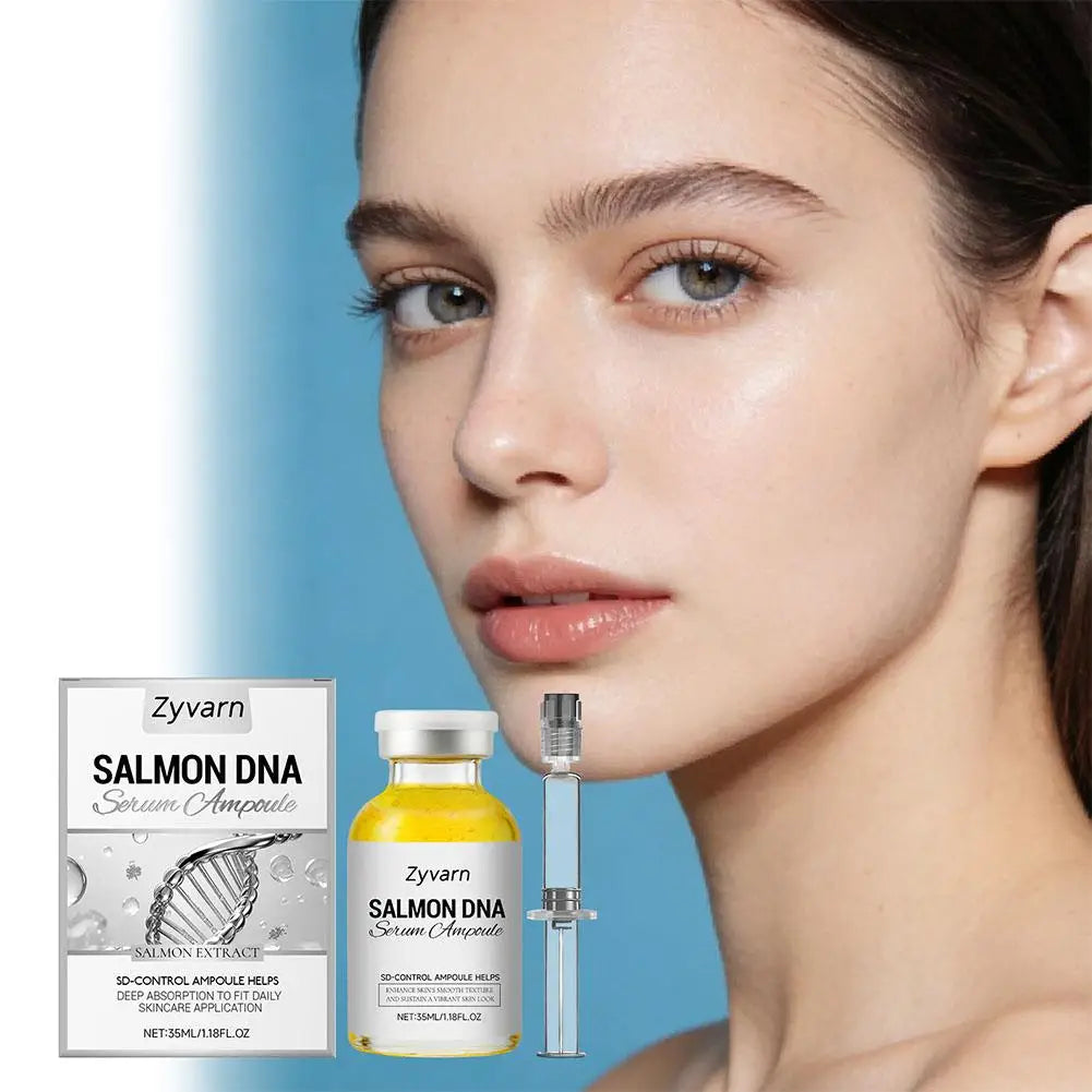 2/1pcs Salmon Dna Moisturizing Face Serum Ampoule Essence, Pdrn Daily Skincare Deep Moisturizing  Radiant Facial Skin Soothing