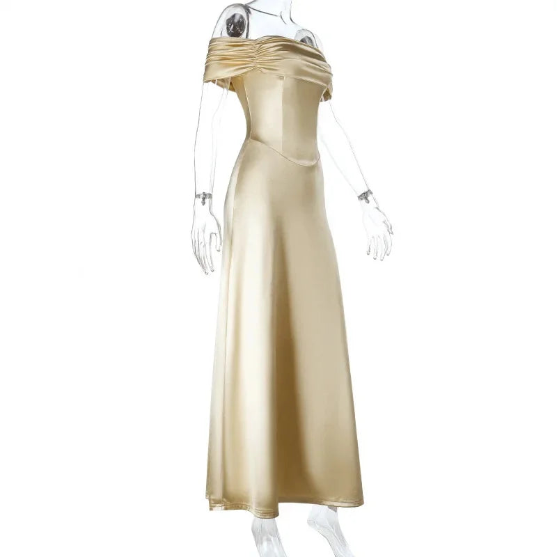 Off Shoulder Bodycon Long Dress Sexy Hip Hugging Party Evening Gown Mermaid Split Slim Club Cocktail Dress Women Red Elegant