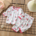 Kids Cotton Long Sleeve Pajama Set – Cartoon Nightwear, Ages 2-7Y