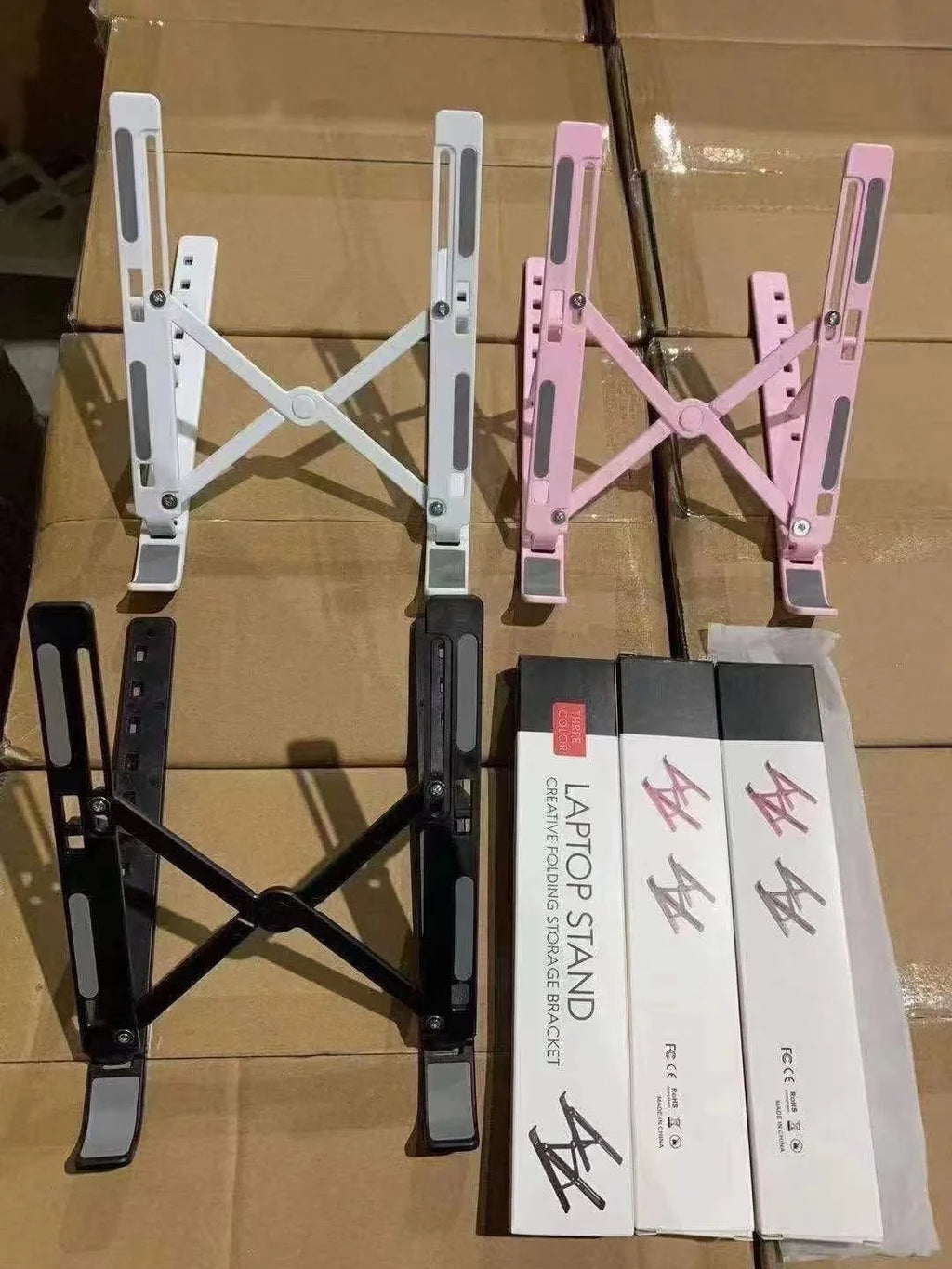 6‑Level Adjustable Laptop Stand - Foldable & Portable Design for 8‑14" Laptops & Tablets, Enhanced Ventilation & Heat Management