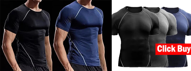 Men Running T shirt Quick Dry Bodybuilding Sport Shirt Long Sleeve Compression Top  Fitness Tight Rashgard Gym T-Shirt Men