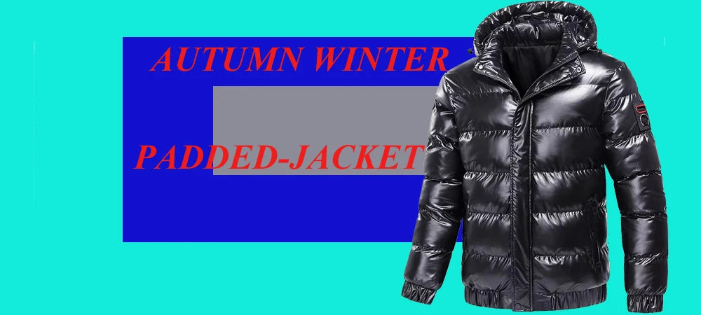 Winter Men's Warm Down Parkas Fashion Men Cotton Thick Hooded Coats Men Windbreaker Snow Thermal Padded Jackets Clothing 8XL