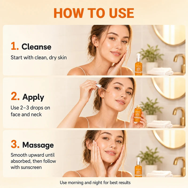 30ml/50ml Turmeric Face Serum 10% Glycolic Acid 2% Niacinamide Dark Spot Remover Corrector Brightening Anti-Aging Facial Serum