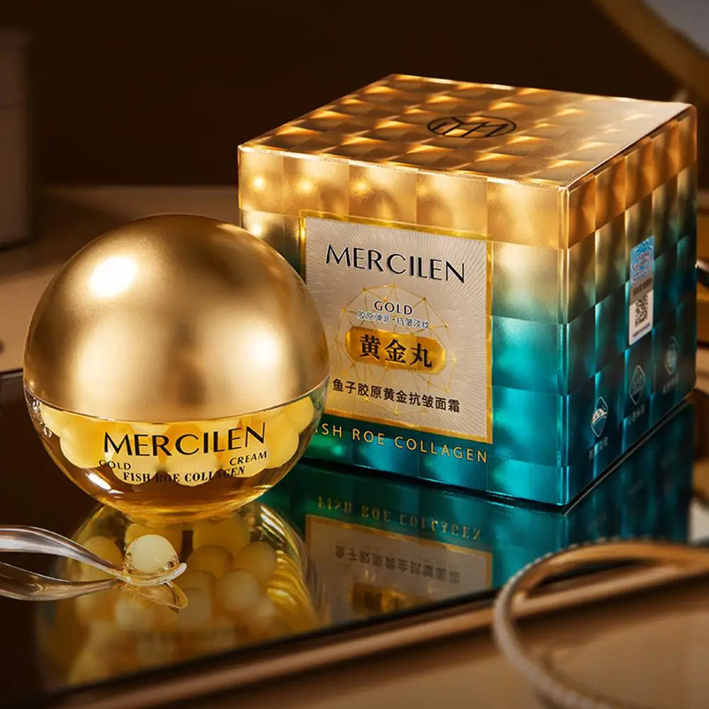 Mercilen Series Gold Fish Roe Collagen Cream/Essence/Mask Bosein Anti-Wrinkle Firming Hydrating Nourishing Skin Lightweight