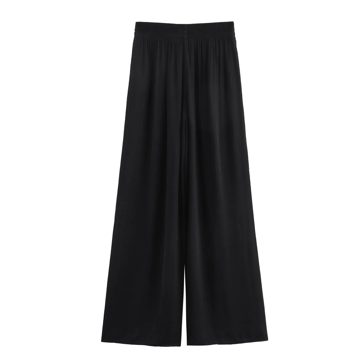 KONDALA Women's Wide Leg Pants - Casual Elastic Waist Trousers Pink
