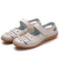 Women Sandals New Spring Summer Flat Hollow Out Ladies Shoes Buckle Solid Color Women's Sandals Beach Shoes Tailor-made Suits