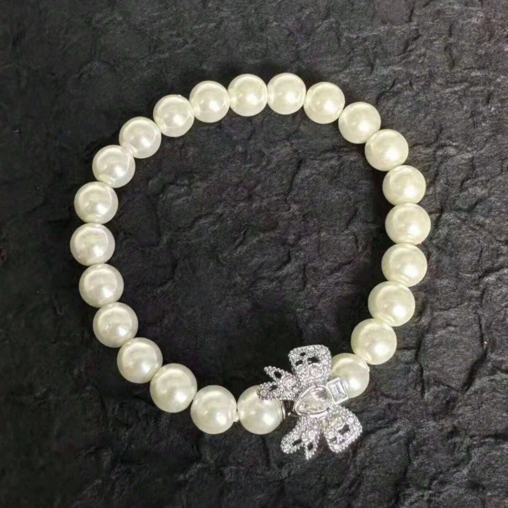 800Pcs White Mixed Acrylic Pearl Polished Loose Beads Set Elegant For Diy Jewelry Decors Handmade Craft Jewelry Making