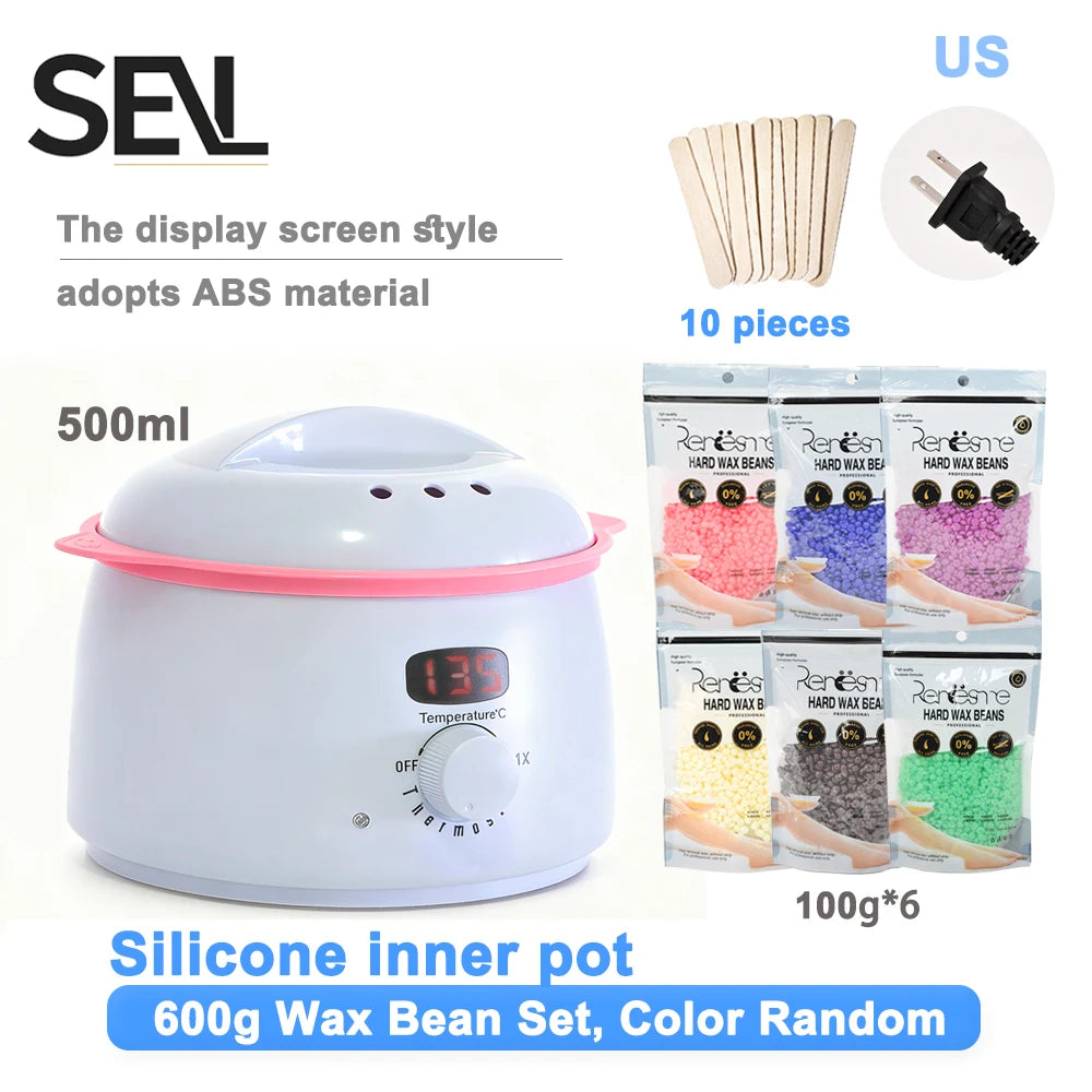 500ml Wax Heater and Melting Pot for Hair Removal - USB Powered