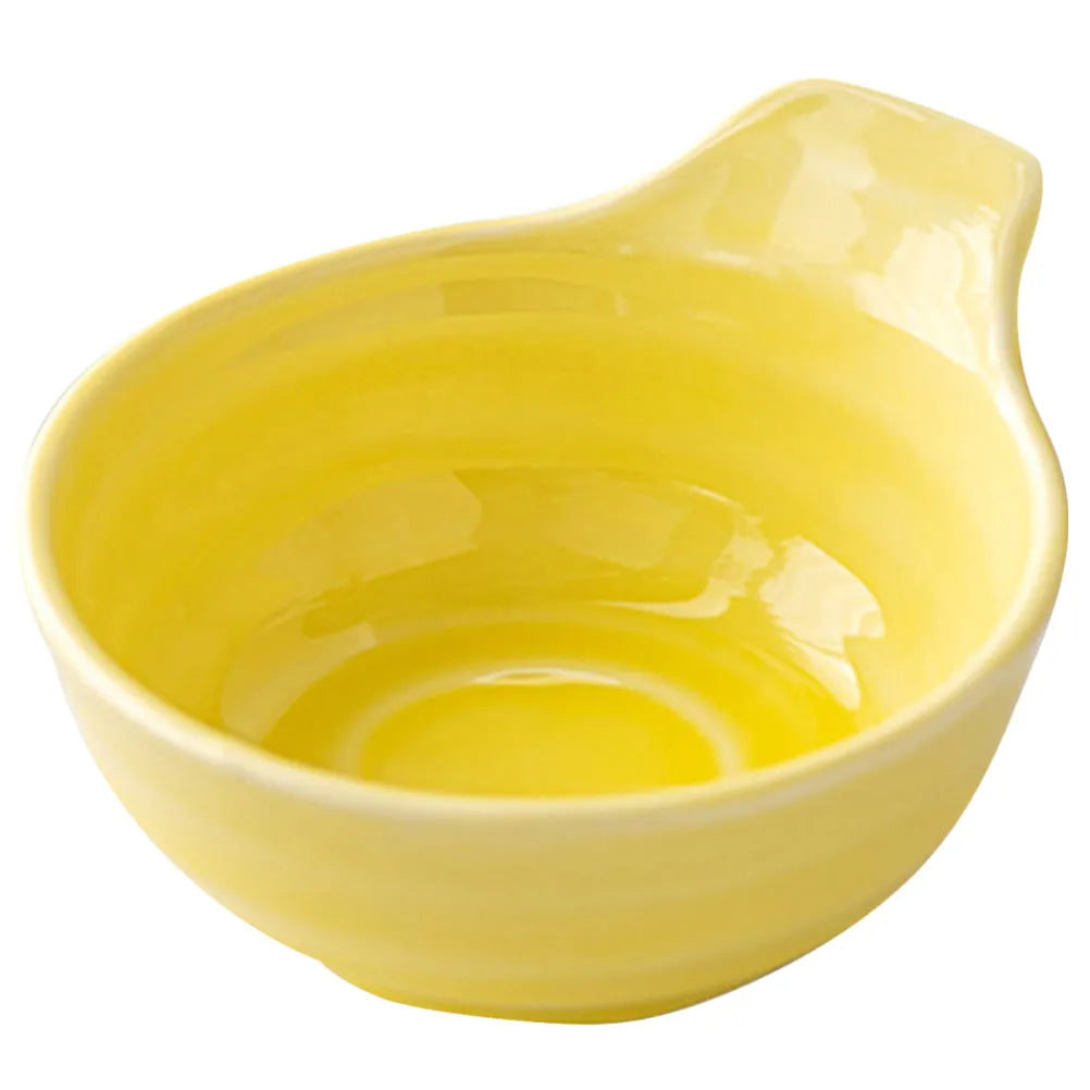 WINOMO Ceramic Small Sauce Bowl - Yellow 4.5" Dipping Dish