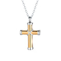 Cremation Jewelry for Ashes for Human Keepsake Stainless Steel Cross Memorial Pendant Cremation Urn Necklace for Human Ashes