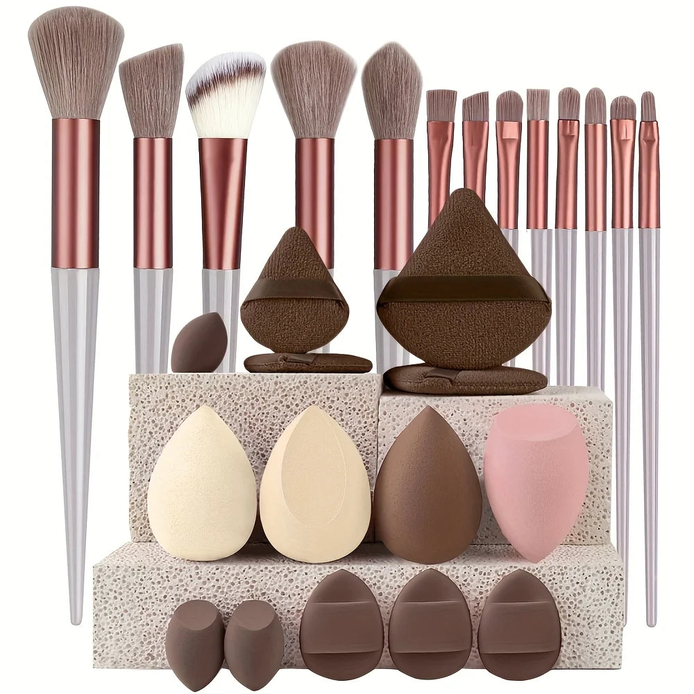 Makeup Brushes 8-29Pcs Makeup Kit Professional Women'S Cosmetic Soft Powder Brush Eyeshadow Foundation Full Set Travel Beauty Tool