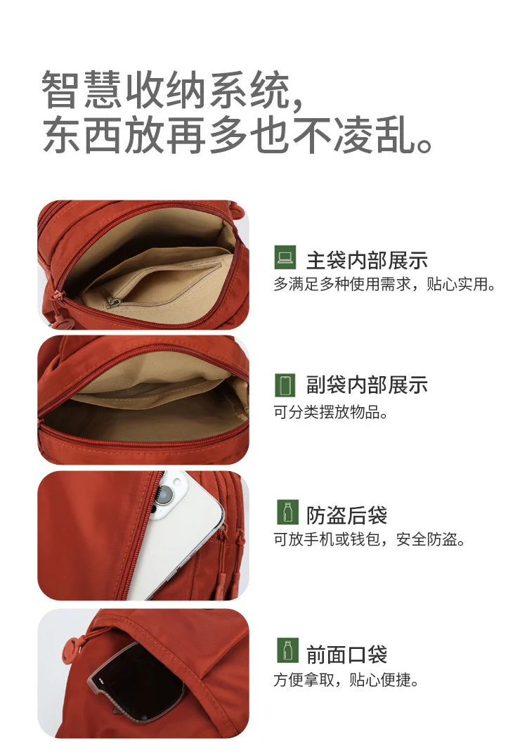 Fashion Casual Women's Chest Bag High Quality Women's Backpacks Multi Functional Shoulder Bag Large Capacity Women's Handbags