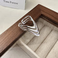 925 Sterling Silver Three Layers Dresses Rings For Women'S Couple Luxury Quality Jewelry Beautiful Accessories Money 925