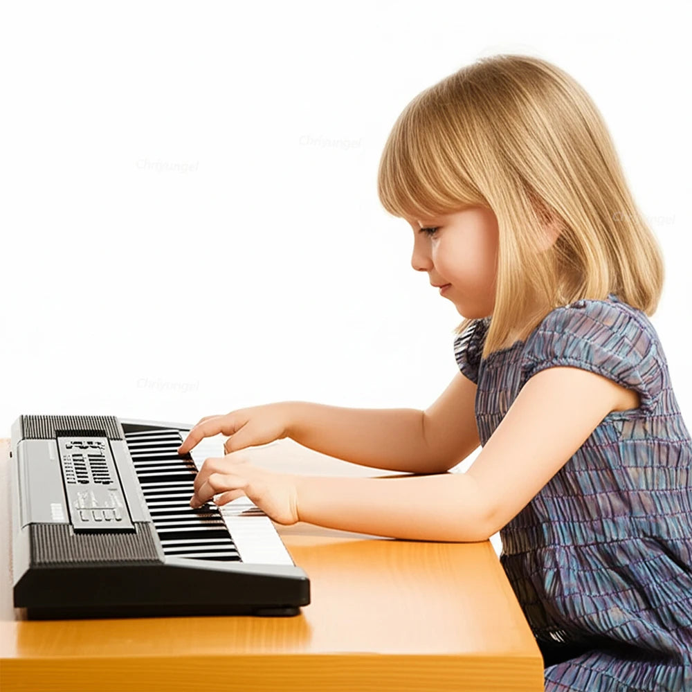 37 Keys Electronic Piano Keyboards with Microphone Rechargeable Education Toys Musical Instrument Gifts for Boys Girls