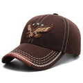 Gorras de béisbol de sombra de cuatro estaciones para hombres y mujeres, bordado de águila, versión coreana, gorra de sol informal a la moda para parejas