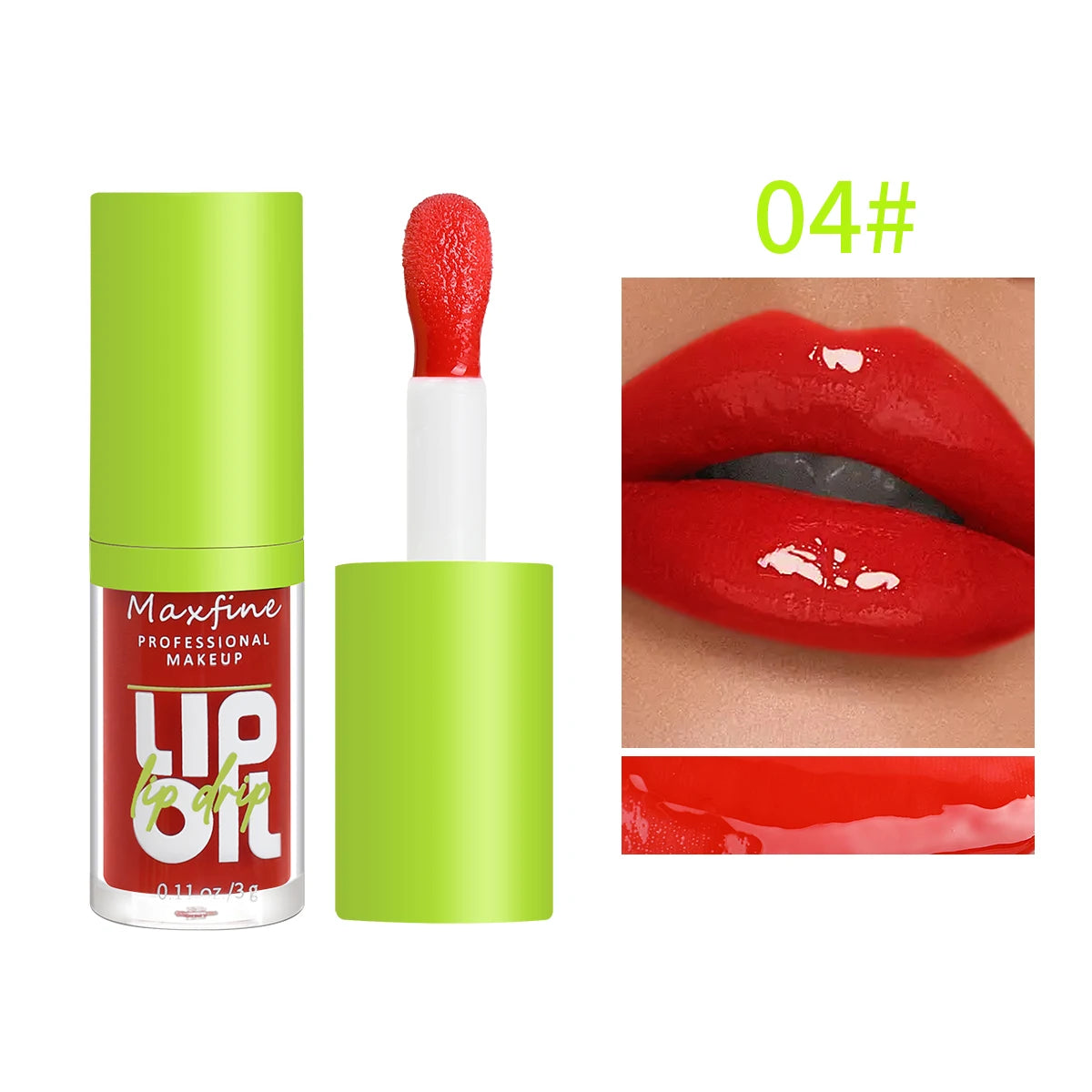 MAXFINE Moisturizing Lip Gloss - Luminous Transparent Lip Oil 3g