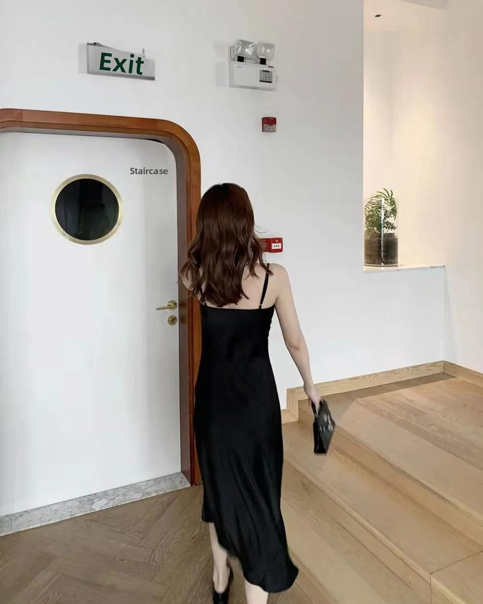 Slimming A-Line Midi Dress Women's Summer 2026 New Style Drapey Strapless Gown Gentle Wind Long Dress Polyester Solid Color