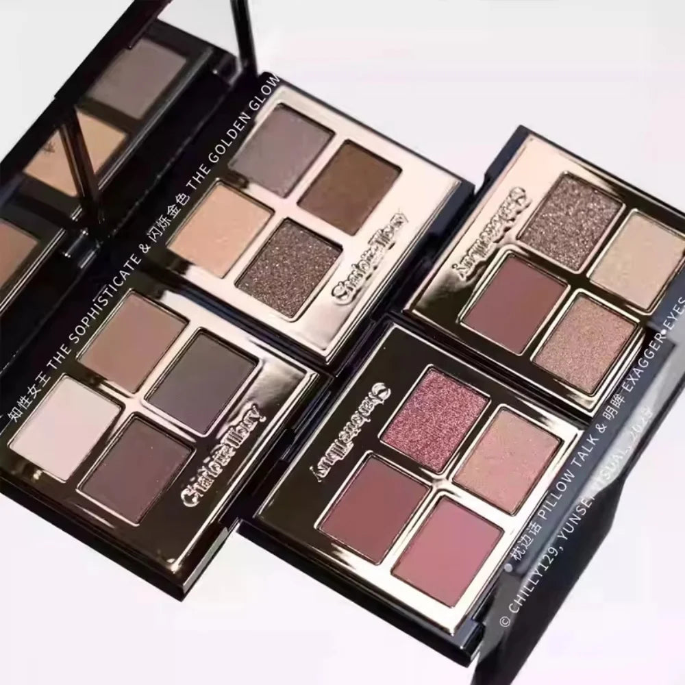 Charlotte Tilbury Super Nudes Easy Eye Palette Luxury Mini 6-shade Nude Eyeshadow Palette Satin-matte Shimmer Metallic Finishes