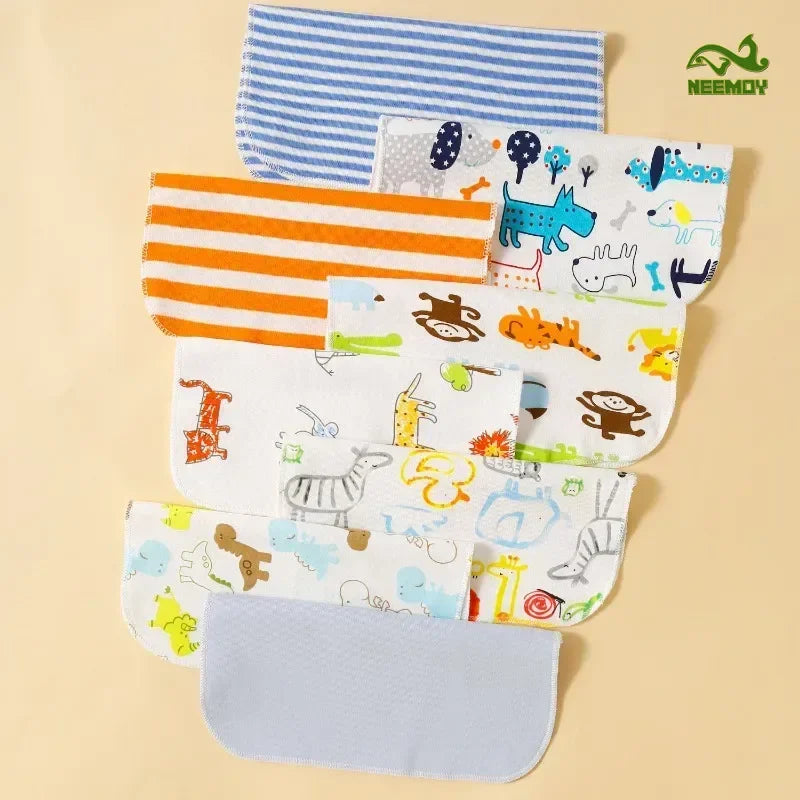 8Pcs Cotton Newborn Baby Towels Set Saliva Towel Nursing Towel Baby Boys Girls Bebe Toalha Washcloth Handkerchief Cloth Wipes