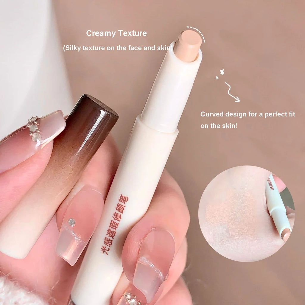 Face Concealer Pen Long Lasting Cover Dark Circles Corrector Contour Concealers Stick High Gloss Brighten Face Cosmetic Makeup