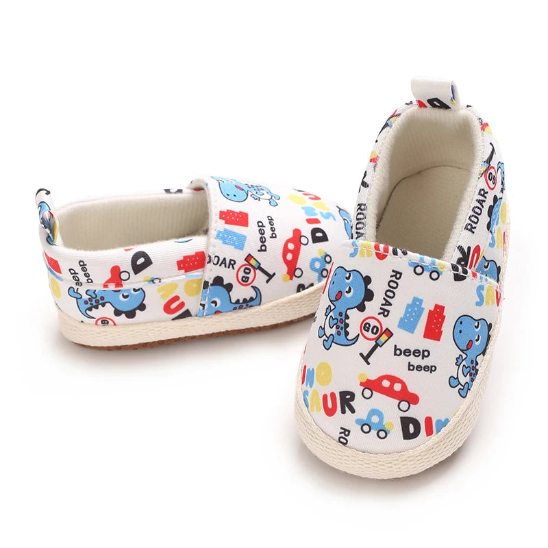 Little Star Baptismal Baby Casual Flat Shoes Spring Autumn Soft Walking Shoes For Infant Toddler 0-18 Months